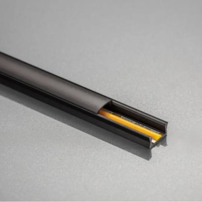 Led Profile Black Slim 2M Surface Mounted Led Channel