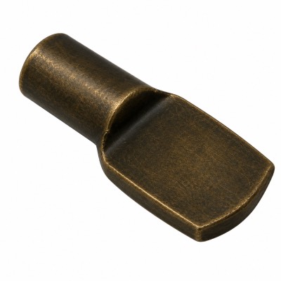 5mm Antique Brass Dark Shelf Support Plug In Spoon Shaped Pins