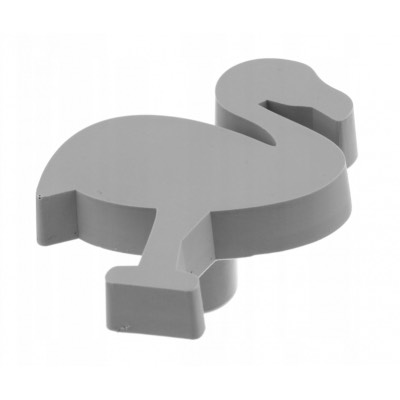 Children Cabinet Knob Grey Flamingo Novelty Cupboard Kids Handles