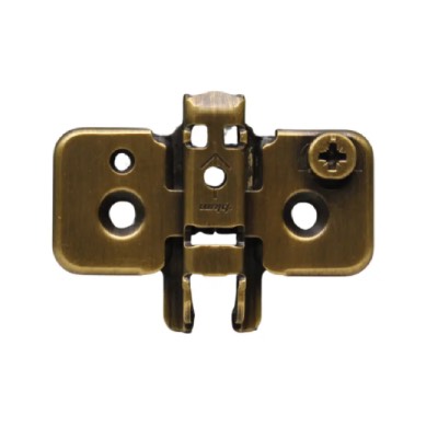 Blum Mounting Plate 173H7100 ANTIQUE BRASS Cruciform 0mm Spacing