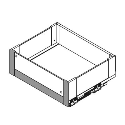 Drawer Internal Fascia AXISPRO GLASS Front Inner Drawer Set