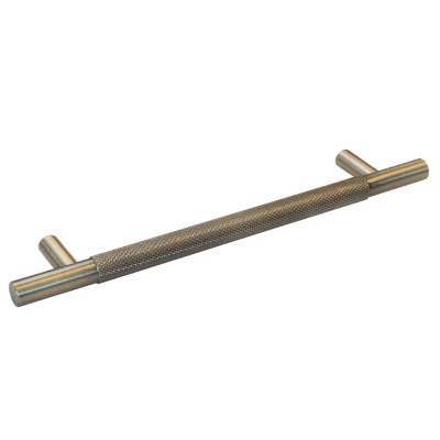 Knurled Pull Cupboard Handle Antique Brass
