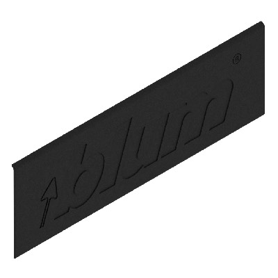 Blum LEGRABOX Side External Cover Cap - Blum Logo Black