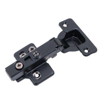 Cabinet Hinge Soft Close 100° Black Full Overlay Set Two