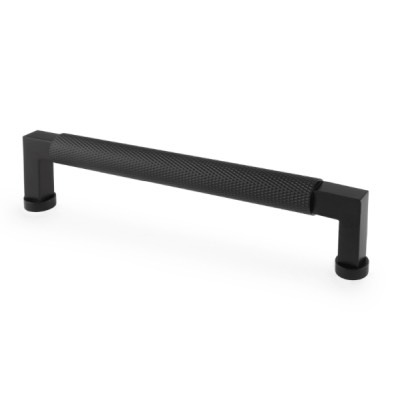 Carlisle Brass Camille Knurled Cabinet Handle Black