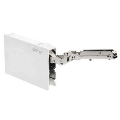 Soft Close Lift Mechanism Stay Cabinet Hinge Set White