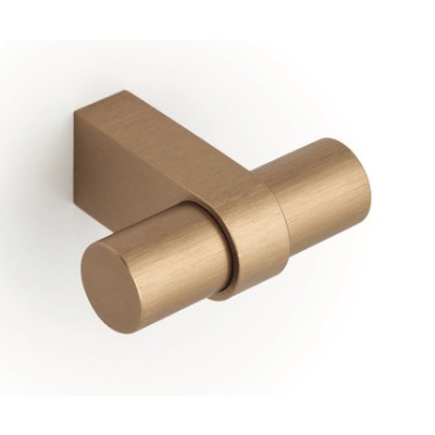 Cabinet T-Knob Cupboard Door Knob Brass Torre