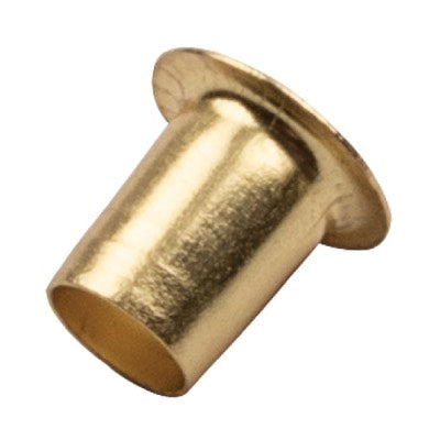6.5mm Socket Plug-In For Loop Shelf Support Brass Plated