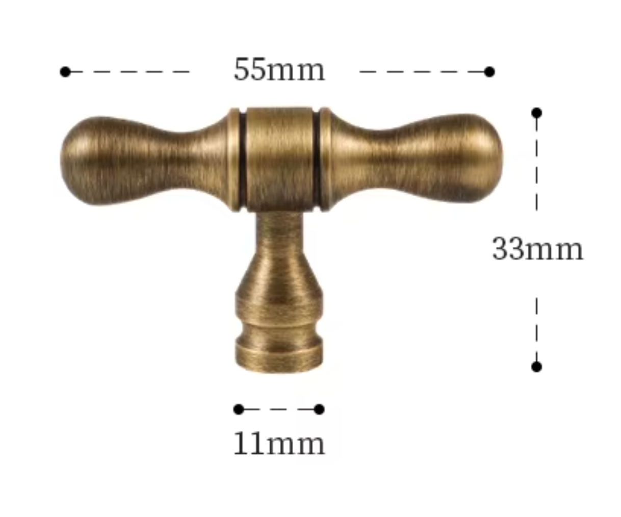 Cabinet Handles Water Droplet Collection Brushed Antique Brass - Image 10