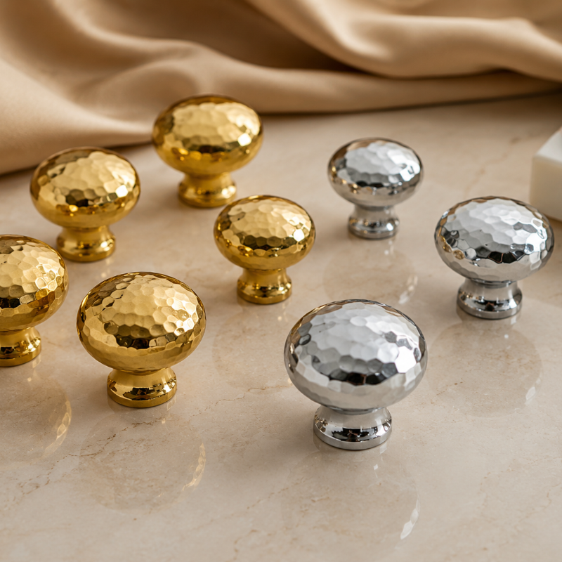 Cabinet Knobs Artisan Hand Hammered Collection