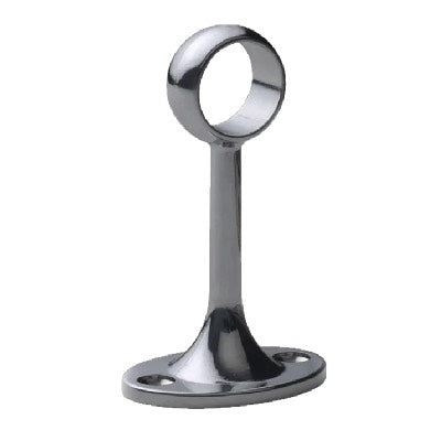Wardrobe Hanging Rail Stainless Steel Round Top Centre Support