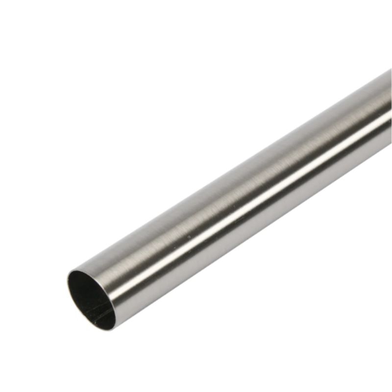 Wardrobe Hanging Rail 25mm Brushed Stainless Steel Round