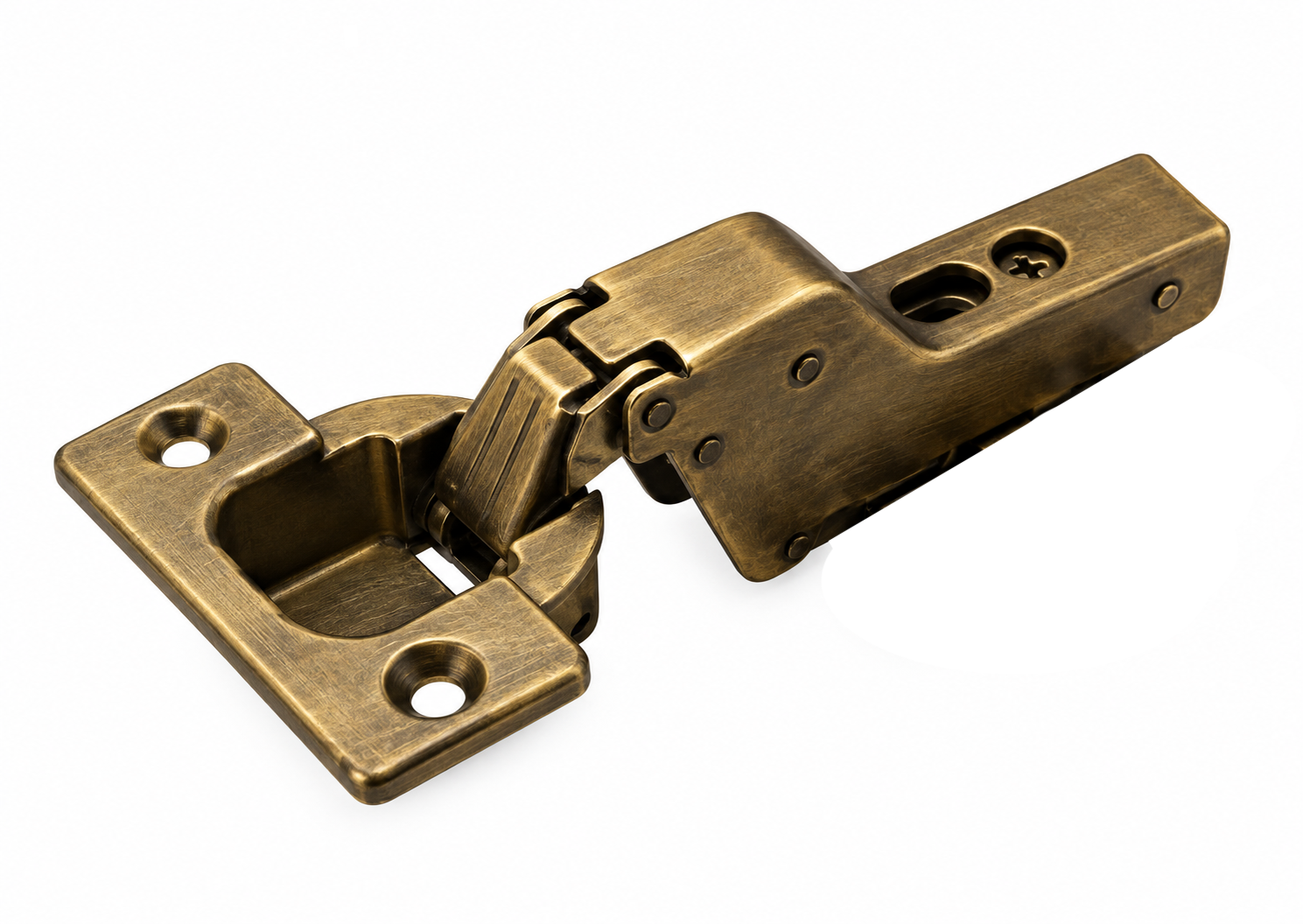 Sugatsune Sprung Inset Heavy Duty Cabinet Hinge J95 ANTIQUE BRASS
