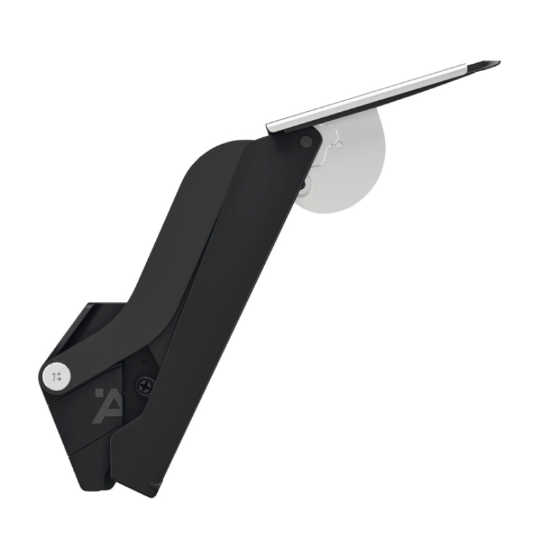 Hafele Free Space Push to Open Door Lift Fitting Black