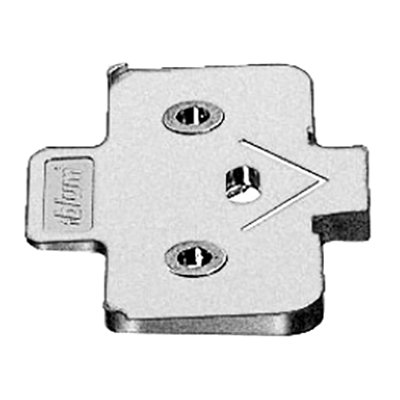 BLUM Angled Spacer, Cruciform, -5°, Screw-On, Thickness 6 mm: 171A5500